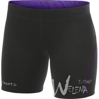 1900768-Kalhoty CRAFT AR Fitness - černá s fialovou/9462