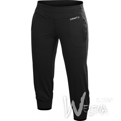 1901349-Kalhoty CRAFT AR Femme Capri - černá/9999