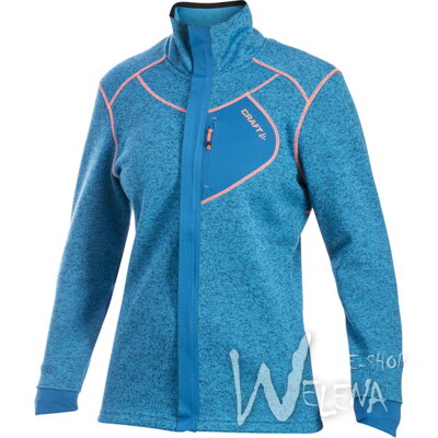1901671-Mikina CRAFT Warm Jacket - modrá/2350 