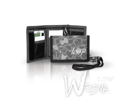 BA850 Peněženka textilní WALLETS - šedá