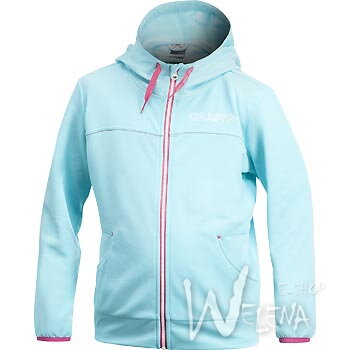 1900933-Mikina CRAFT Flex Hood Zip JR - světle zelená/3334