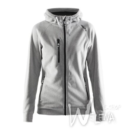 1903559-Mikina CRAFT Fleece Hood - šedá/2950