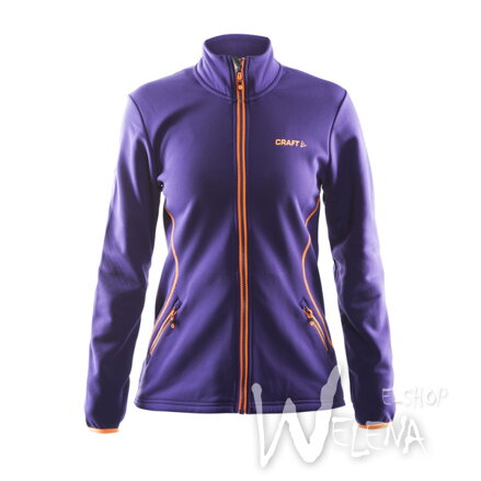 1903663-Mikina CRAFT Logo Full Zip - fialová/2463