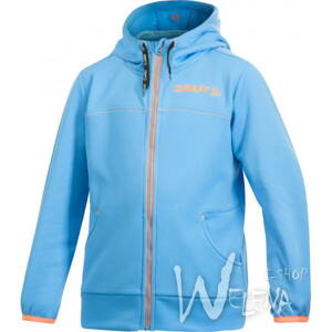 1900933-Mikina CRAFT Flex Hood Zip JR - modrá/2310
