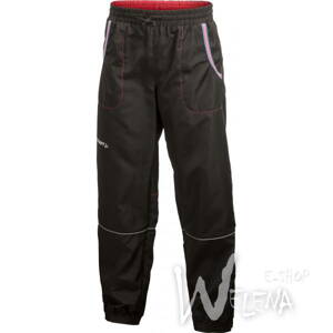 1901918-Kalhoty CRAFT Run Junior - černá s růžovou/9444