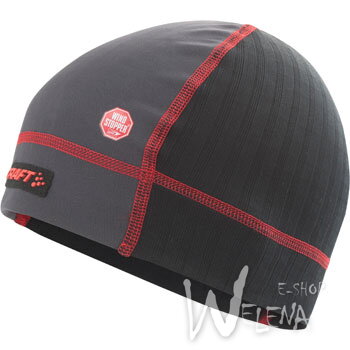 1900256-Čepice CRAFT Extreme WS - černá s červenou/2999