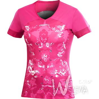 1900616-Triko CRAFT ER V-neck - růžová/2474