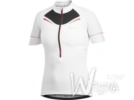 1901933-Cyklodres CRAFT EB Jersey - bílá/2900 