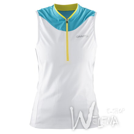 1903272-Cyklodres CRAFT Classic - bílá se sv. modrou/2305