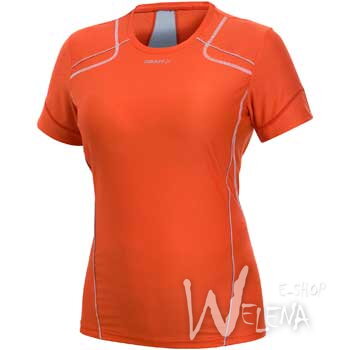 194165-Triko CRAFT PR Run Tee - červená/2570