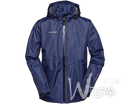 575291-Bunda Didriksons FLITE PRINT LS - tmavě modrá/703