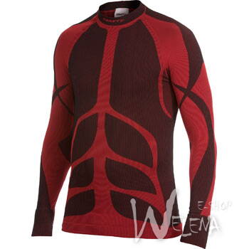 1900257-Triko CRAFT Warm Crewneck - červená/2430 