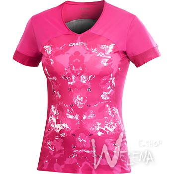 1900616-Triko CRAFT ER V-neck - růžová/2474