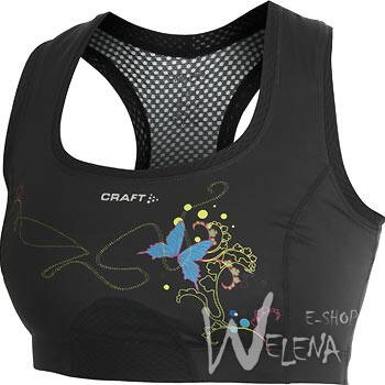 1900722C-Podprsenka CRAFT Sports Super - černá potisk/9474
