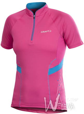 1901284-Cyklodres CRAFT AB Jersey - růžová/2474