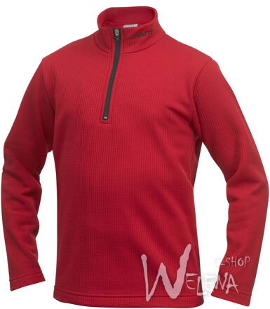 190149S-Rolák CRAFT Shift Pullover - červená/1430