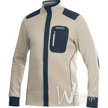1901673-Mikina CRAFT Warm Jacket - béžová/2222