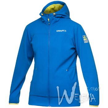 1902132-Mikina CRAFT Leisure FZ Hood - modrá/3336 
