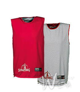 Spalding essential reversible tank top - červená/šedá
