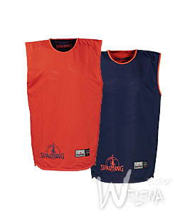 Spalding essential reversible tank top - oranžová/tmavě modrá